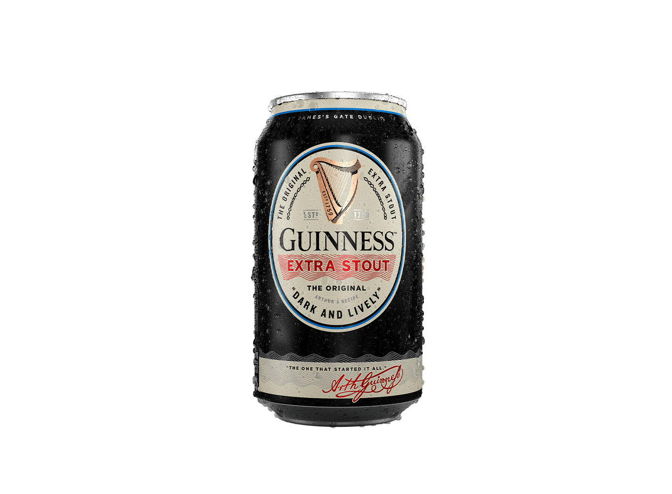 Guinness Extra Stout Lata 355ml 